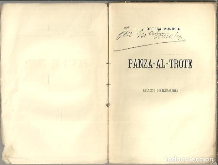 Libros: PANZA AL TROTE. - ORTEGA MUNILLA, J. - Foto 1