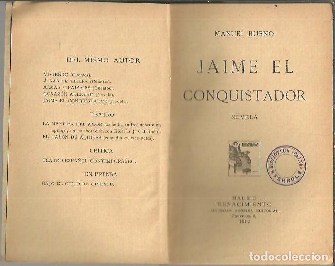 Libros: JAIME EL CONQUISTADOR. - BUENO, Manuel. - Foto 1