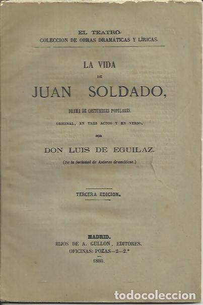 Libros: LA VIDA DE JUAN SOLDADO. - EGUILAZ, Luis de. - Foto 1