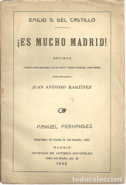 Libros: &iexcl;ES MUCHO MADRID!. - FERNANDEZ, Manuel. - Foto 1