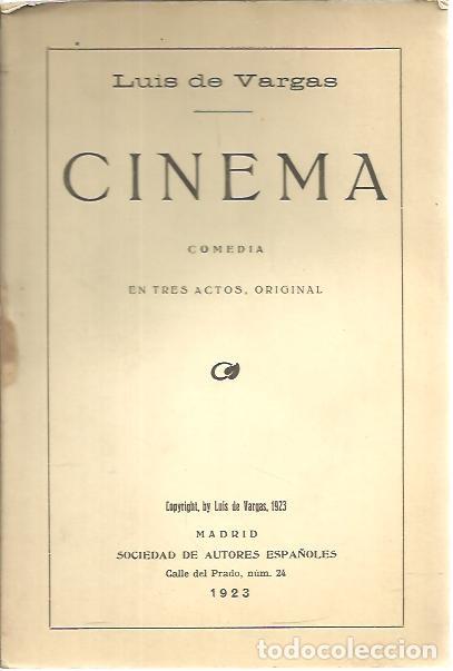 Libros: CINEMA. - VARGAS, Luis de. - Foto 1