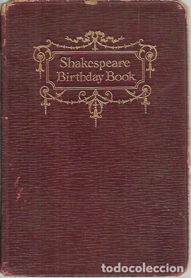 Libros: THE SHAKESPEARE BIRTHDAY BOOK. - ANONIMO. - Foto 1