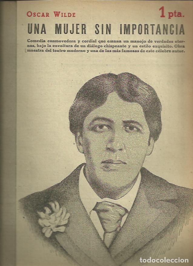 Libros: UNA MUJER SIN IMPORTANCIA. - WILDE, Oscar. - Foto 1