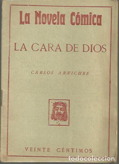 Libros: LA CARA DE DIOS. - ARNICHES, Carlos. - Foto 1