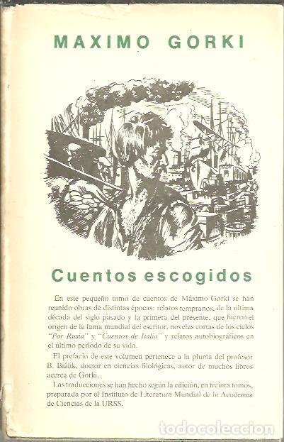 Libros: CUENTOS ESCOGIDOS. - GORKI, M&aacute;ximo. - Foto 1