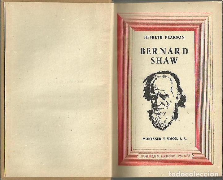 Libros: BERNARD SHAW. - PEARSON, Hesketh. - Foto 1