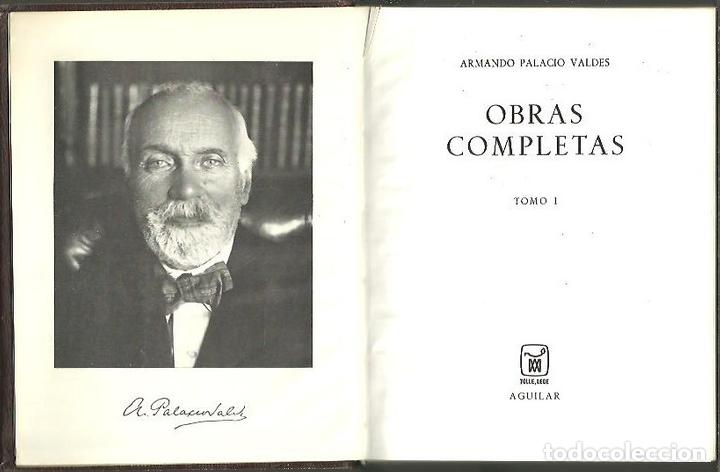 Libros: OBRAS COMPLETAS. I. - PALACIO VALDES, Armando. - Foto 1
