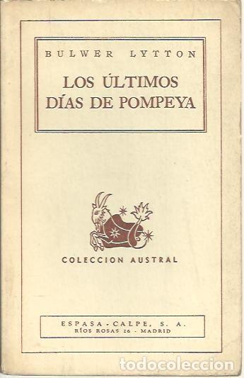 Libros: LOS ULTIMOS DIAS DE POMPEYA. - LYTTON, Bulwer. - Foto 1