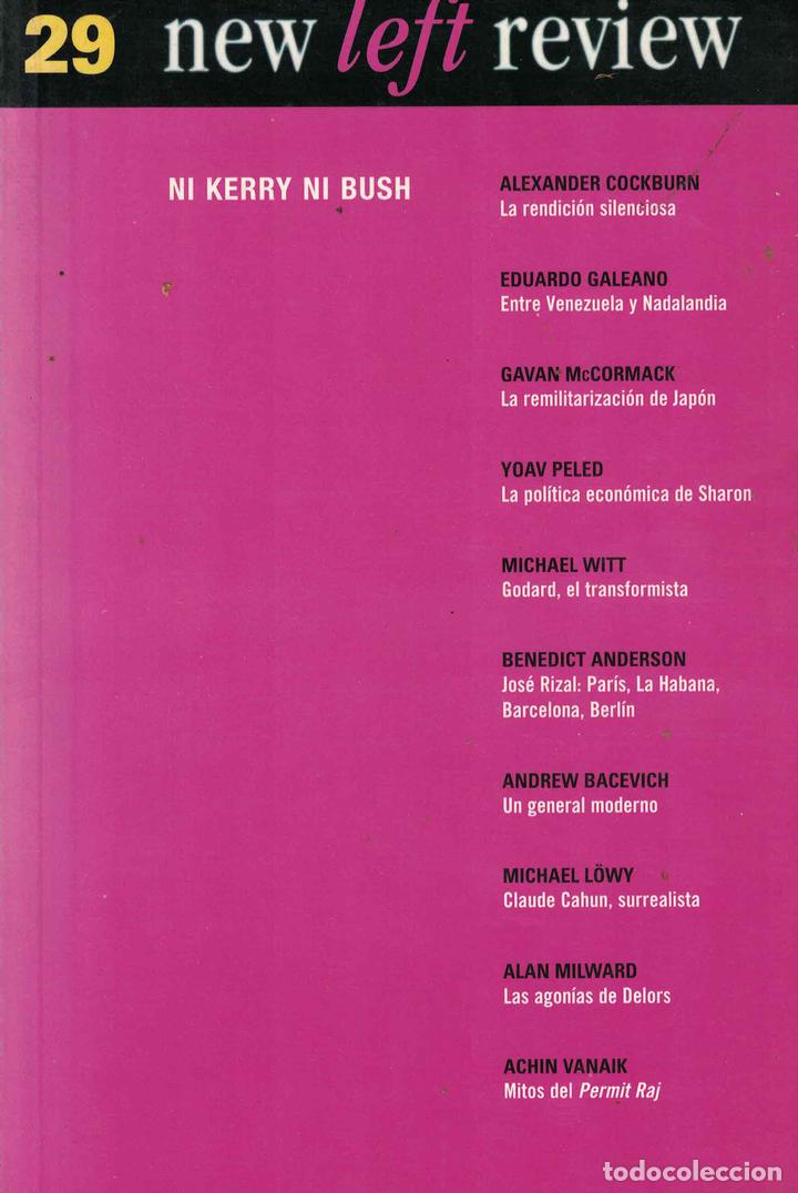 Libros: New Left Review n&ordm; 29: Ni Kerry ni Bush -
