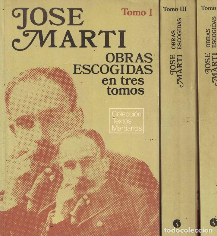 Libros: Obras escogidas en tres tomos - Jos&eacute; Mart&iacute; - Foto 1