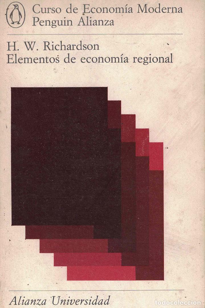 Libros: Elementos de econom&iacute;a regional - H. W. Richardson - Foto 1