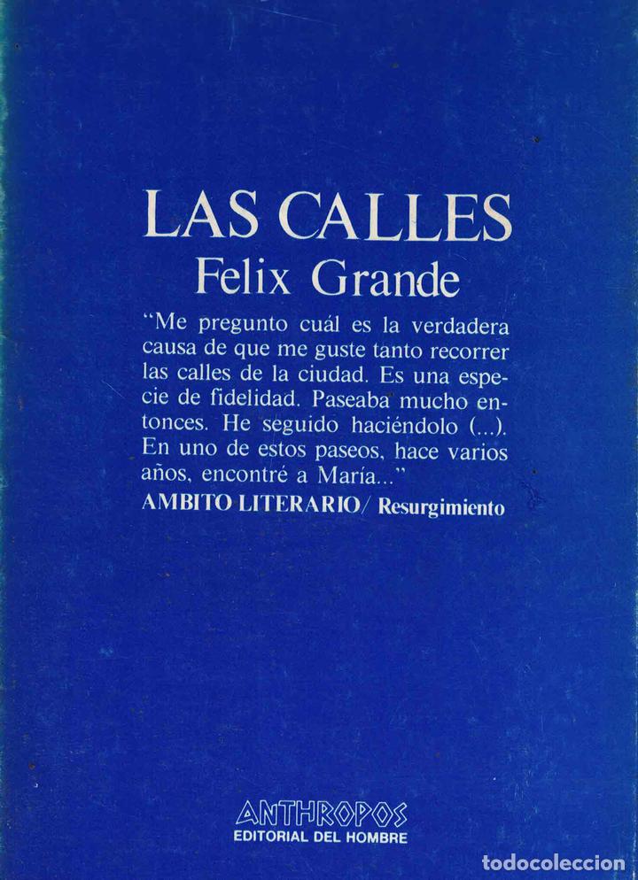Libros: Las calles - F&eacute;lix Grande - Foto 1
