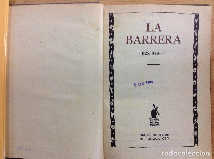 Libros: LA BARRERA - REX. BEACH - Foto 1