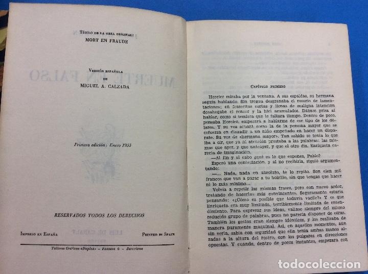 Libros: Muerte En Falso, Enero 1955 - Foto 3