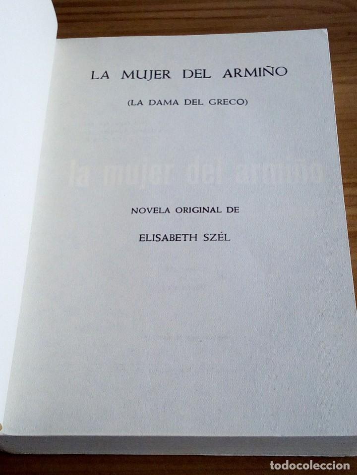 Libros: LA MUJER DEL ARMI&Ntilde;O (LA DAMA DEL GRECO). SZEL, ELISABETH. 1962 - Foto 3