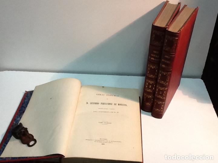Libros: OBRAS POSTUMAS FERNANDEZ DE MORATIN LEANDRO 1867 68 - Foto 3