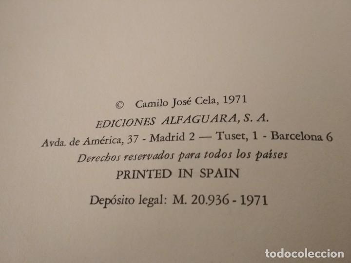 Libros: CAMILO JOS&Eacute; CELA. Obras selectas - ALFAGUARA - 1&ordf; EDICION DE 5000 EJEMPLARES - Foto 3