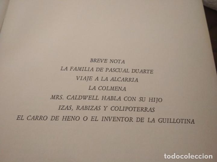 Libros: CAMILO JOS&Eacute; CELA. Obras selectas - ALFAGUARA - 1&ordf; EDICION DE 5000 EJEMPLARES - Foto 5