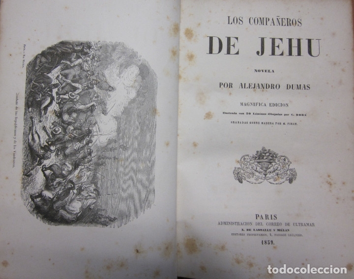 Libros: Los compa&ntilde;eros de Jehu - DUMAS, ALEJANDRO - Foto 2