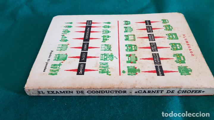 Libros: EL EXAMEN DE CONDUCTOR (1965) CARNET DE CHOFER - Foto 2
