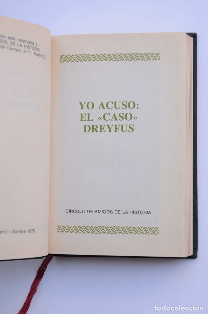 Libros: Yo acuso: El caso Dreyfus - AUTORES VARIOS - Foto 3