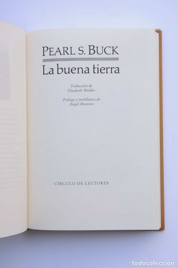 Libros: La buena tierra - BUCK, Pearl S. - Foto 3