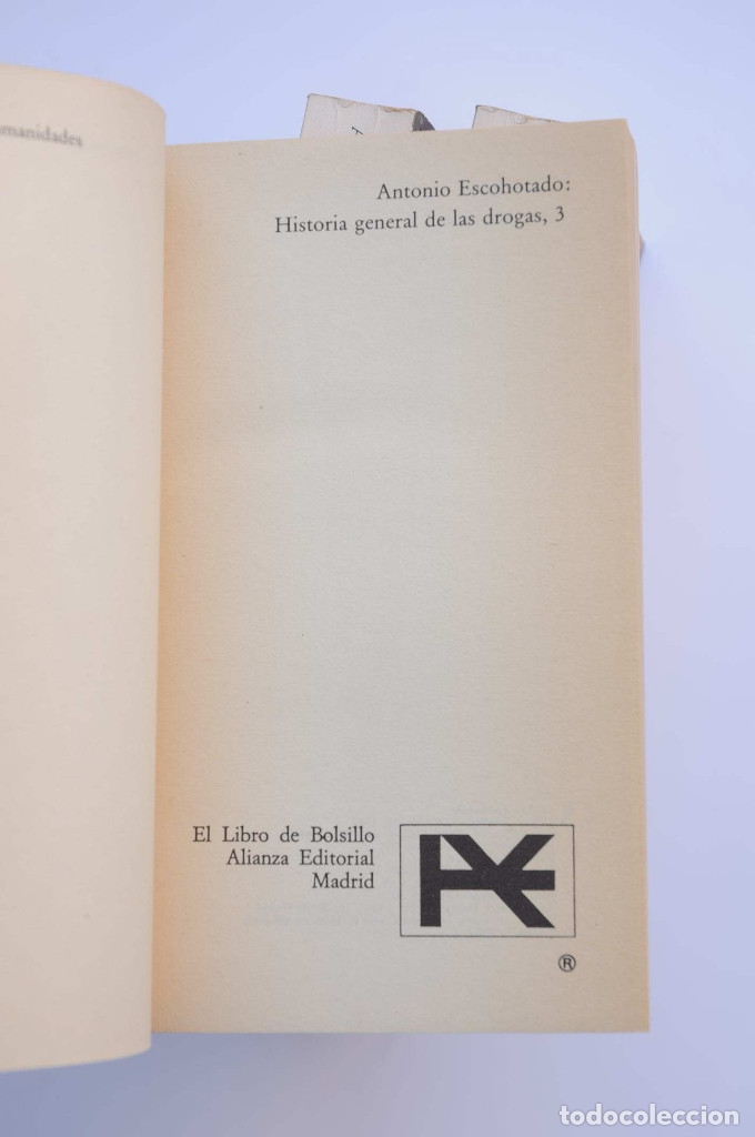 historia general de las drogas - escohotado, an - Comprar ...