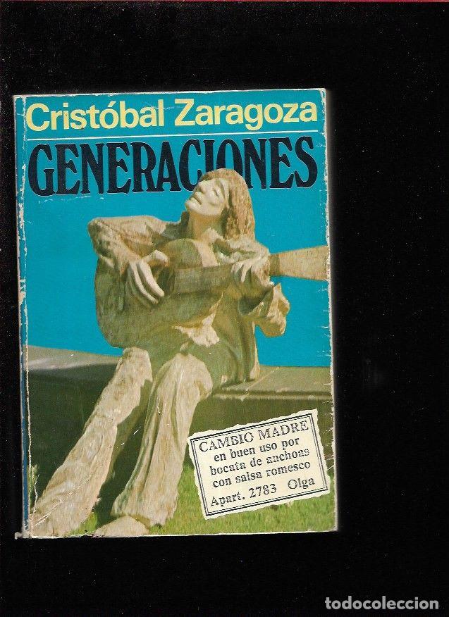 Libros: GENERACIONES - ZARAGOZA, CRISTOBAL - Foto 1