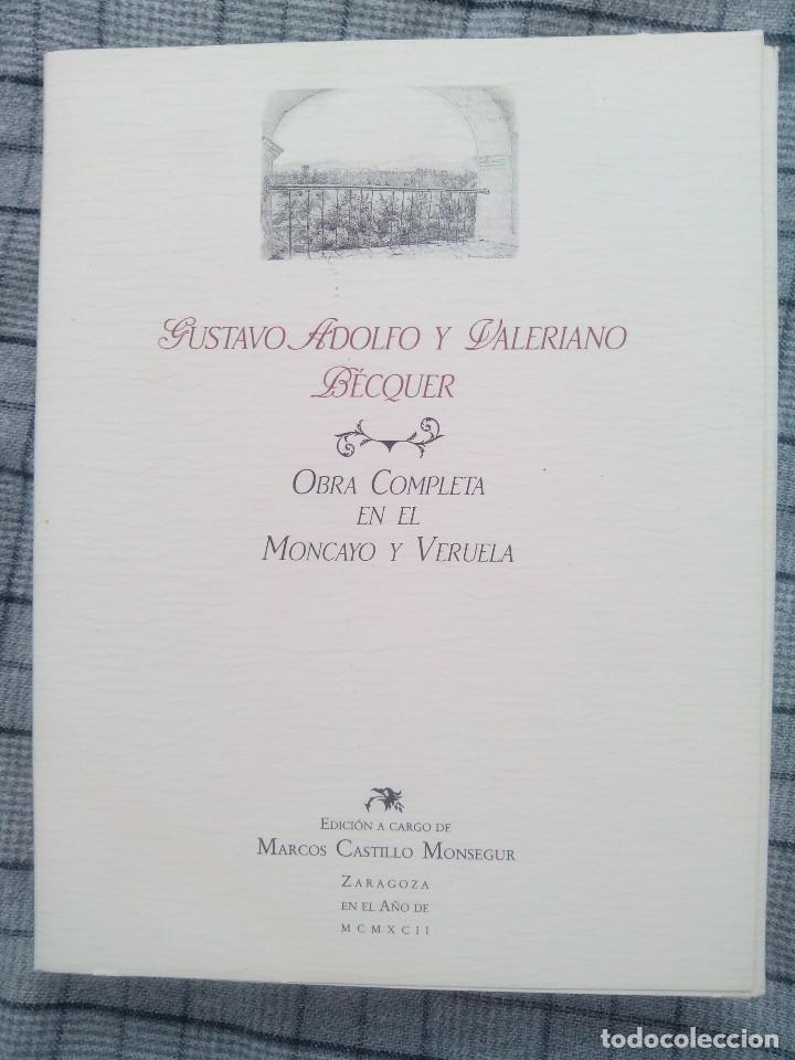 Libros: GUSTAVO ADOLFO Y VALERIANO B&Eacute;CQUER - OBRA COMPLETA EN EL MONCAYO Y VERUELA - Foto 1
