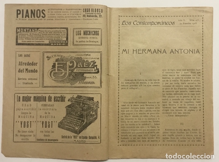 Libros: MI HERMANA ANTONIA. - VALLE INCL&Aacute;N, Ram&oacute;n del. - Foto 2