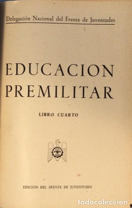Libros: Educaci&oacute;n Premilitar - libro cuarto - Aa. Vv. - Foto 2
