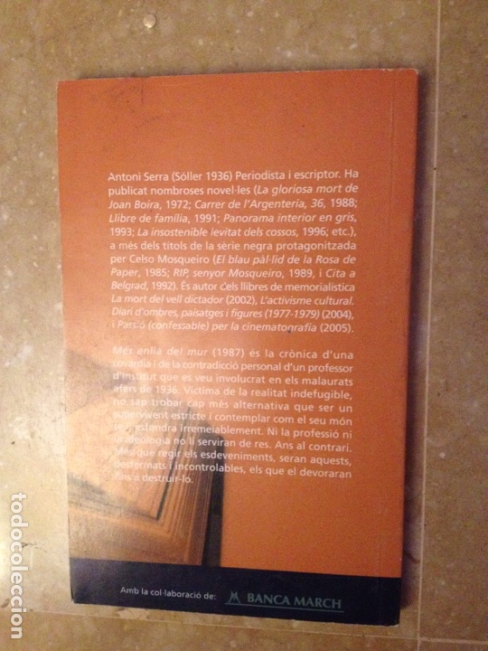 Libros: Antoni Serra. M&eacute;s enll&agrave; del mur - Foto 3