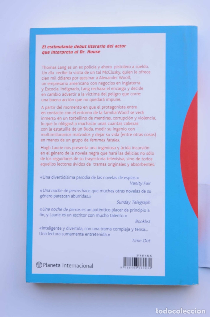 Libros: Una noche de perros - LAURIE, Hugh - Foto 4