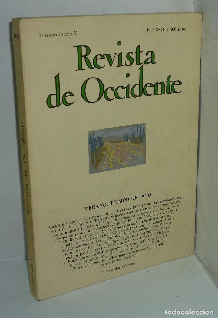Libros: VERANO: TIEMPO DE OCIO (REVISTA DE OCCIDENTE) - Foto 1