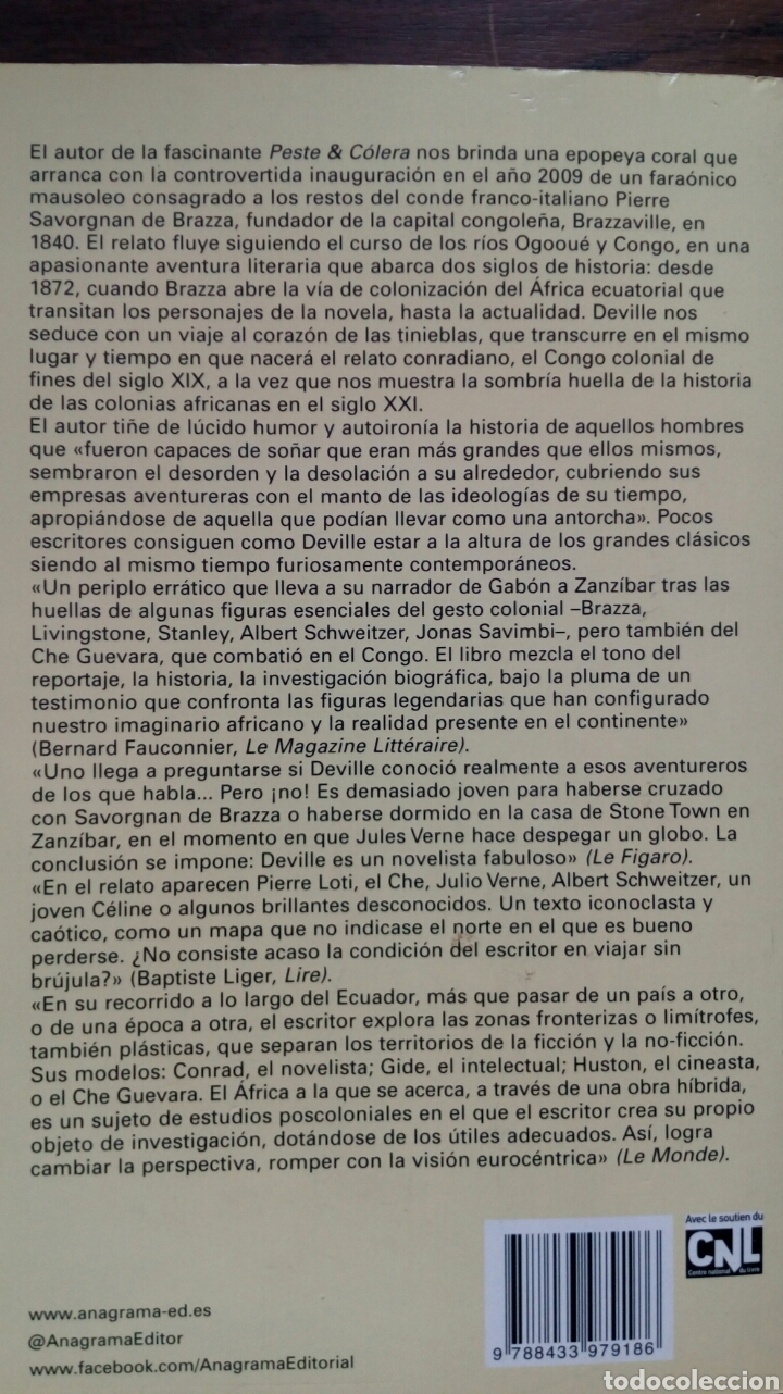 Libros: Ecuatoria. Patrick Deville. - Foto 2