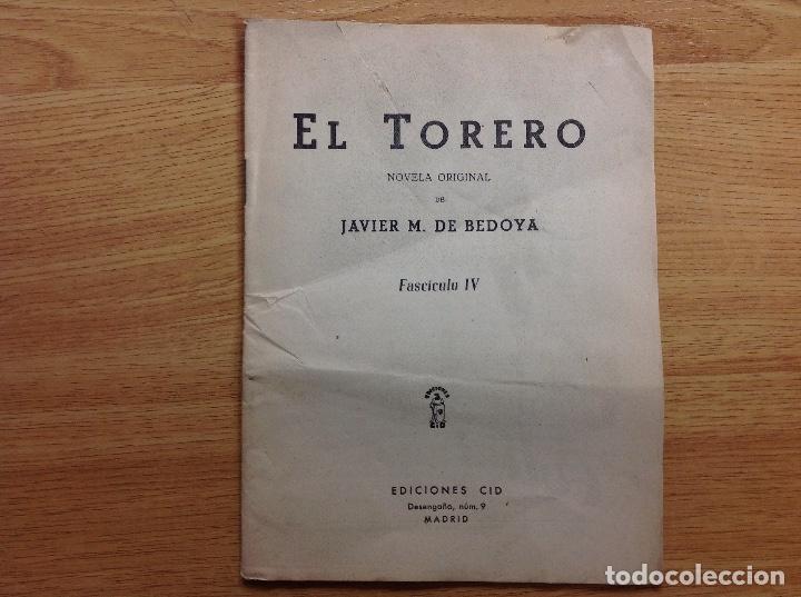Libros: EL TORERO - NOVELA ORIGINAL DE JAVIER M. DE BEDOYA - Foto 1