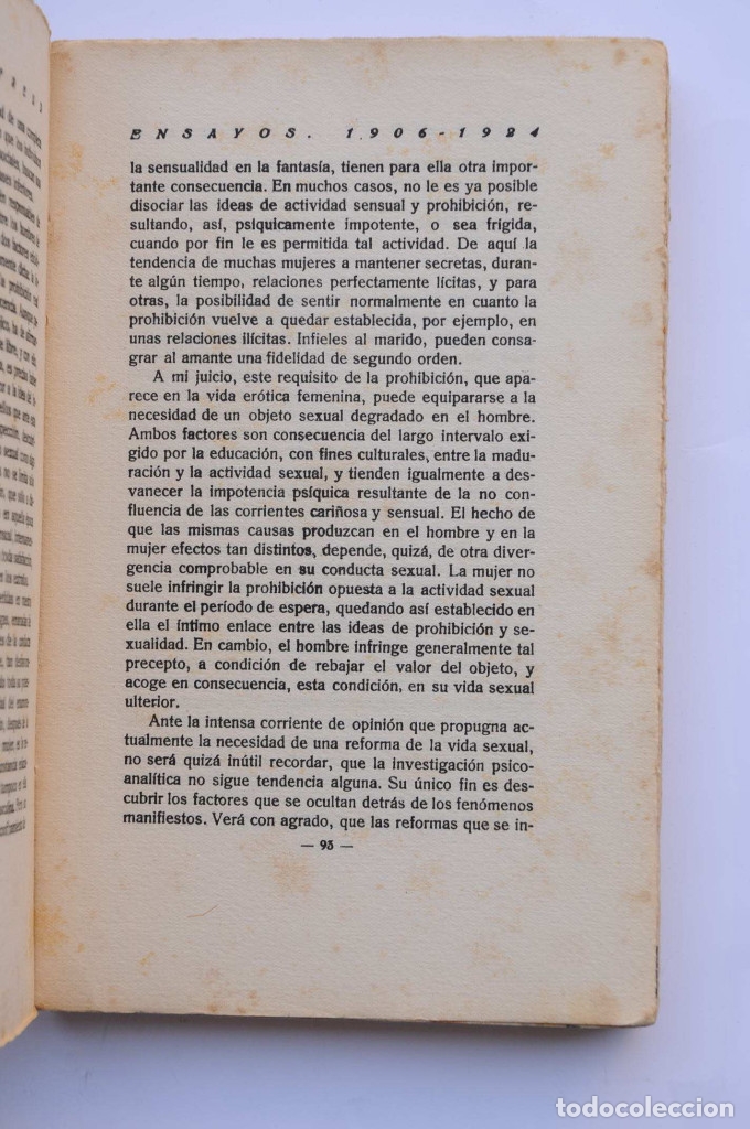 Libros: Psicolog&iacute;a de la vida er&oacute;tica - FREUD, Sigmund - Foto 4