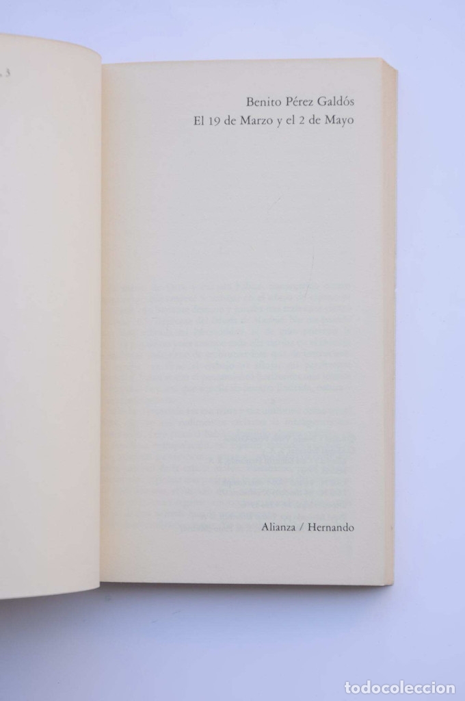 Libros: El 19 de marzo y el 2 de mayo - P&Eacute;REZ GALD&Oacute;S, Benito - Foto 2