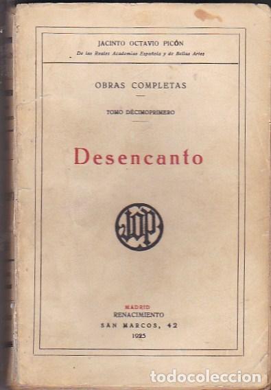 Libros: Desencanto - PICON, Jacinto Octavio - Foto 1