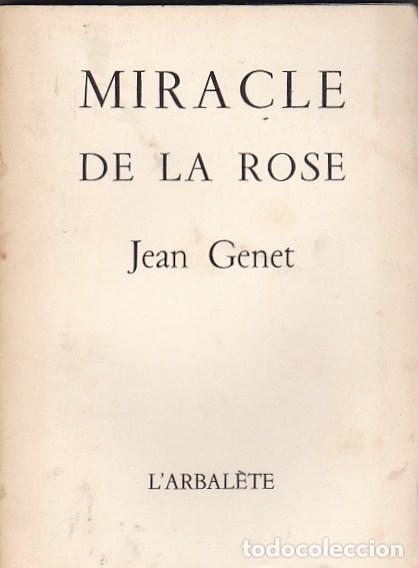 Libros: Miracle de la Rose - GENET, Jean - Foto 1