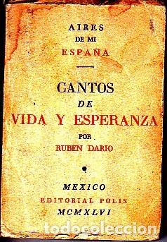 Libros: CANTOS DE VIDA Y ESPERANZA. - DARIO, Rub&eacute;n. - Foto 1
