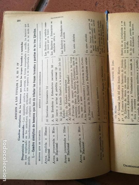 Libros: Ordenanzas del ejercito. 1944 - Foto 5