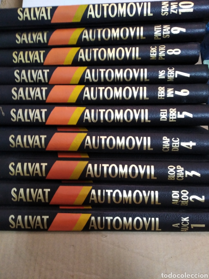 Libros: 10 Tomos de la Enciclopedia del Automovil Salvat - Foto 1