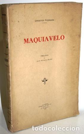 Libros: MAQUIAVELO - FERRARA, Orestes - Foto 1