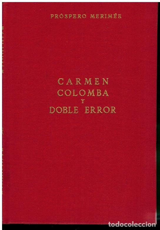 Libros: CARMEN / COLOMBA / DOBLE ERROR. Ilustraciones de J. M. Navas. - Foto 1