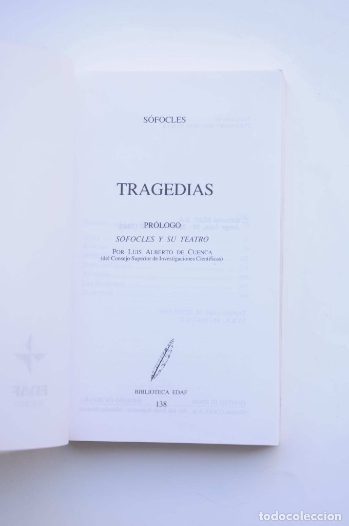 Libros: Tragedias - S&Oacute;FOCLES - Foto 2