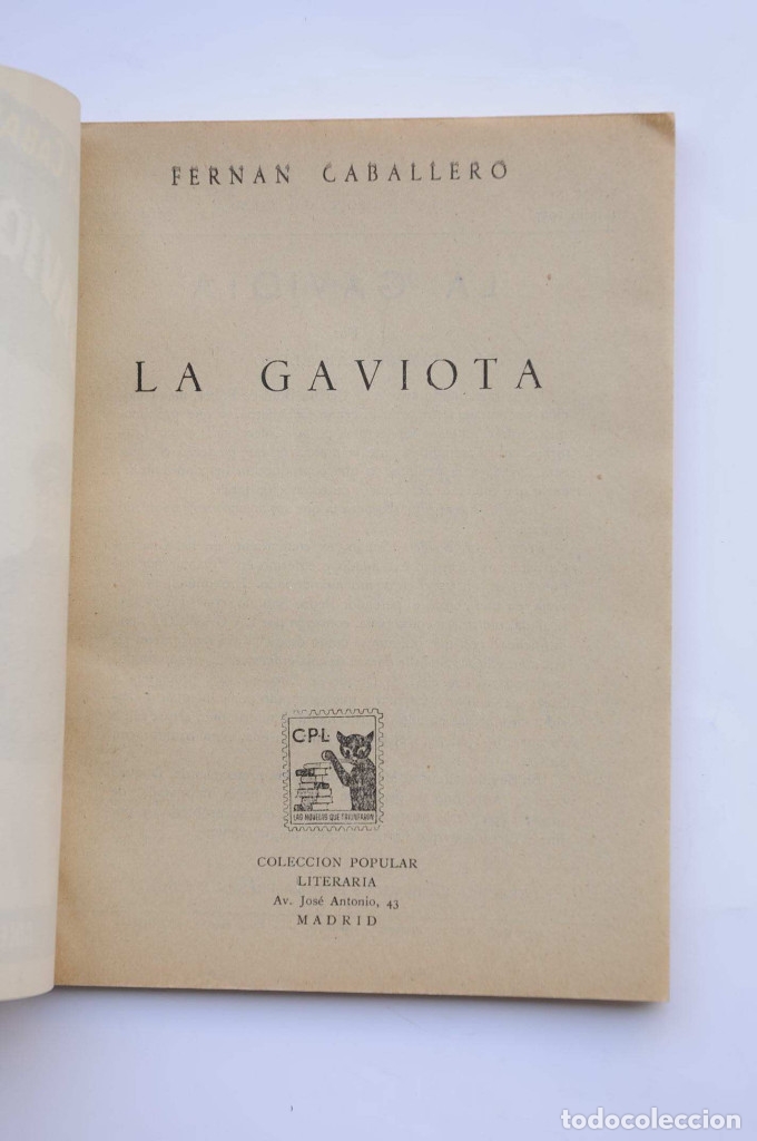 Libros: La gaviota - FERN&Aacute;N CABALLERO - Foto 2