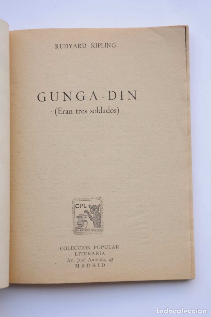 Libros: Gunga Din (Eran tres soldados) - KIPLING, Rudyard - Foto 2