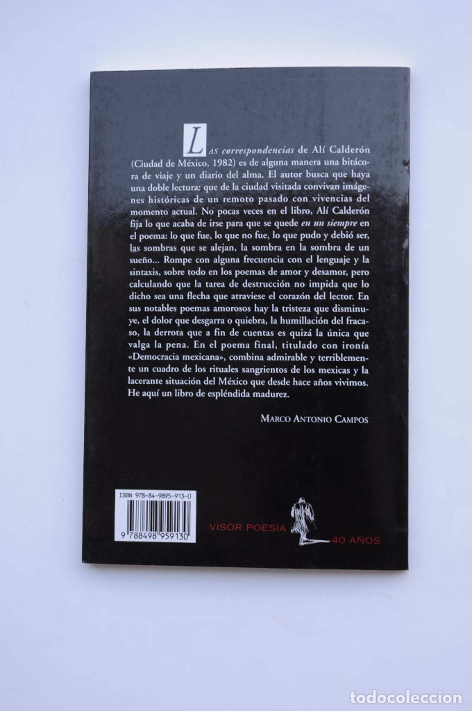 Libros: Las correspondencias - CALDER&Oacute;N, Al&iacute; - Foto 3