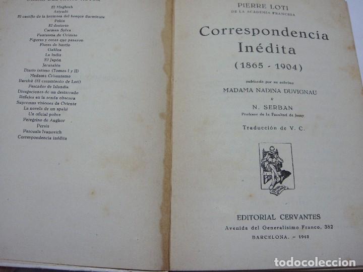Libros: Correspondencia in&eacute;dita. LOTI, Pierre - Foto 2